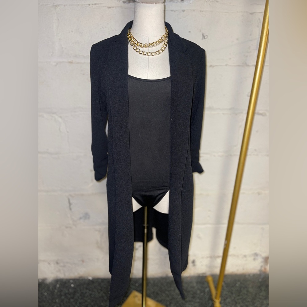 Jean Black Cardigan